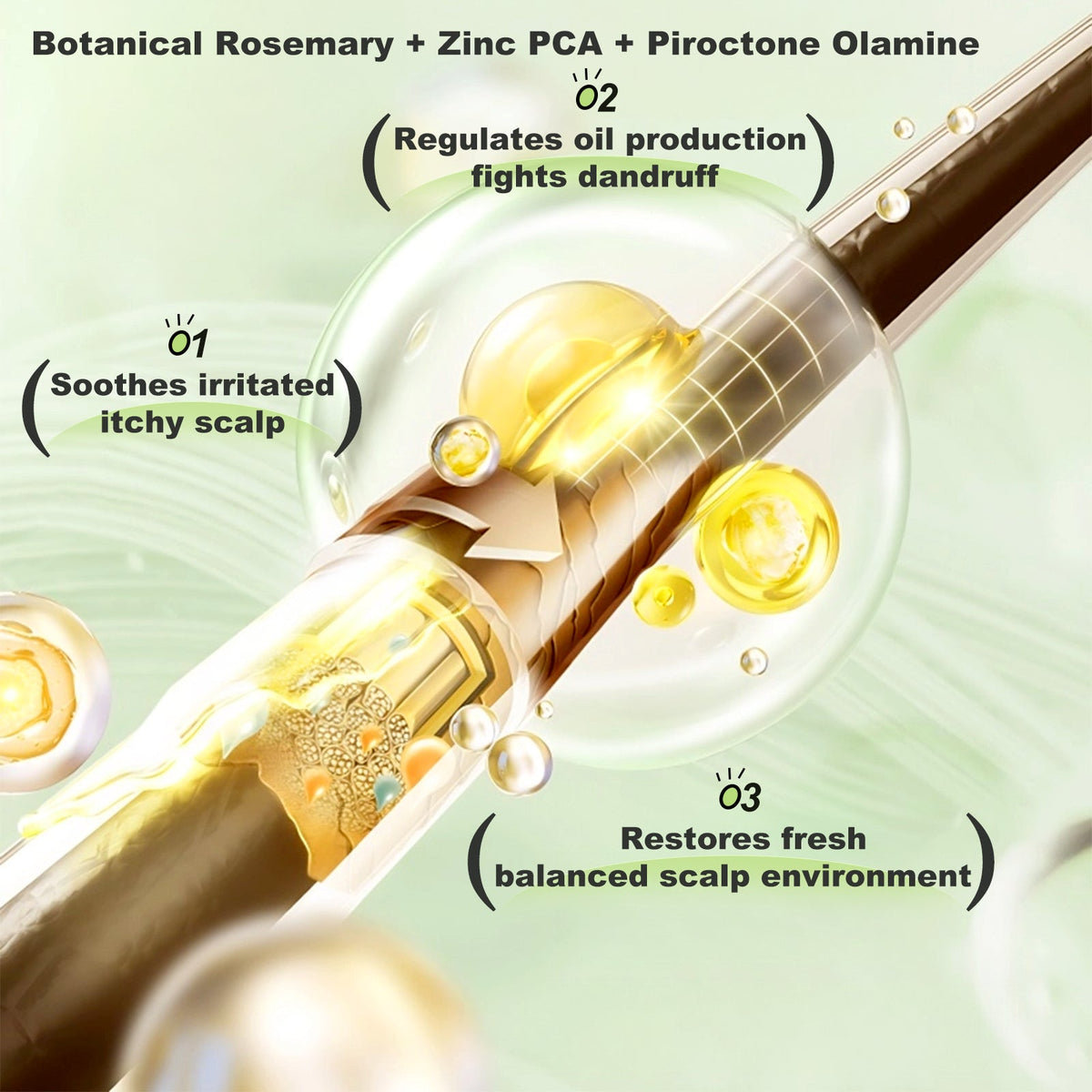 Rosemary & Zinc PCA Strengthening Shampoo